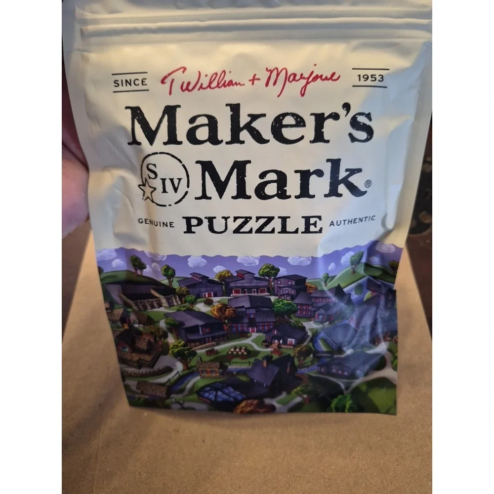 Maker's Mark 2021‎ New Sealed Ambassadors Christmas Gift Puzzle Bourbon